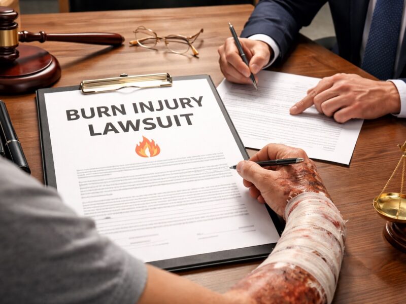 burn injury legal action