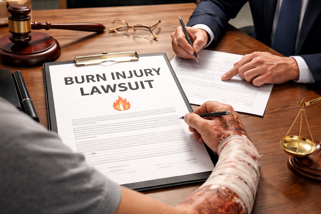 burn injury legal action
